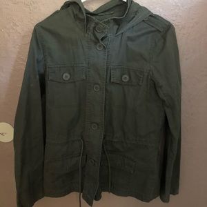 Green coat